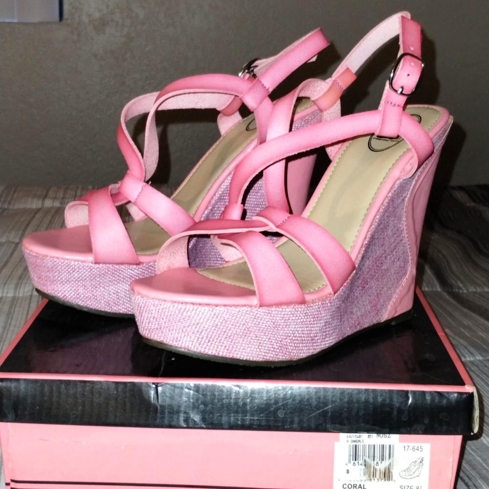Carrini wedge heels size 8 1/2